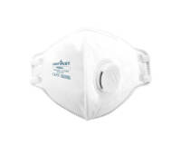 Portwest P351 Mascarilla plegada plana con válvula FFP3 (Pack20) Blanc