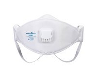 Portwest P361 Mascarilla Trifold Valved Dolomite FFP3 (Pack 10) Blanc