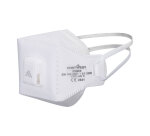 Portwest P393 Masque EAGLE pliable FFP3 Dolomite avec valve (Pk10) Blanc