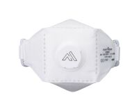 Portwest P393 EAGLE FFP3 PRO- Mascherina Pieghevole Dolomite con Valvola Blanc