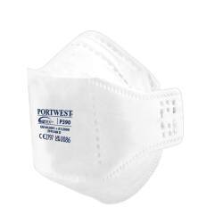 Portwest P390 Masque plat pliable EAGLE FFP3 Dolomite (Pk20) Blanc