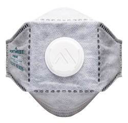 Portwest P392 Mascarilla plegable con carbono y válvula EAGLE FFP3 (Pack10) Blanc