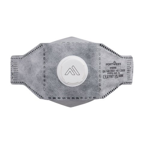Portwest P392 Mascarilla plegable con carbono y válvula EAGLE FFP3 (Pack10) Blanc