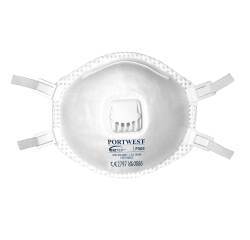 Portwest P303 Mascarilla Dolomite con válvula FFP3 (pack 10) Blanc