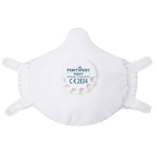 Portwest Masque FFP3 Ultimate réutilisable avec valve, blanc - Lot de 5