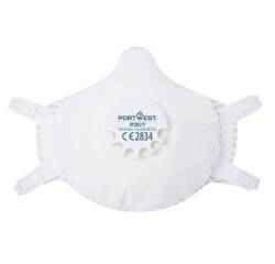 Portwest P307 Mascarilla reutilizable compacta Ultimate FFP3 (Pack5) Blanc
