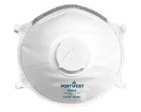 Portwest P304 MASCHERINA FFP3 DOLOMIA LIGHT CUP CON VALVOLA Bianca, 10 unità