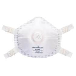 Portwest Masque FFP3 Ultimate réutilisable avec valve, blanc - Lot de 5