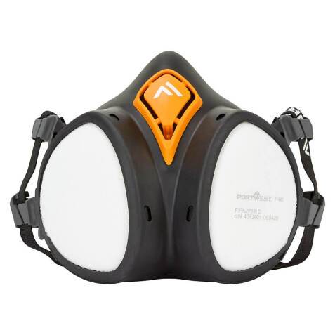 Portwest P440 A2P3 Semimaschera pronta all'uso Noir