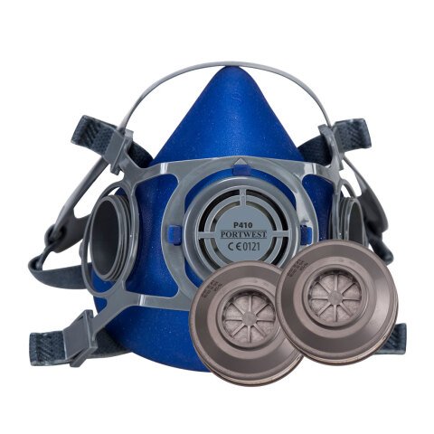 Portwest P418 Kit de media máscara Auck Bleu - Talla M