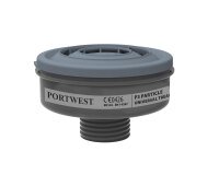 Portwest P946 Filtro de partículas P3 con conexión de rosca universal (pack 6) Noir