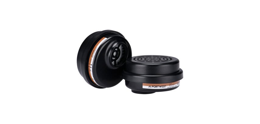 Portwest P952 A2P3 Filtre combiné à baïonnette (Pk4) Noir