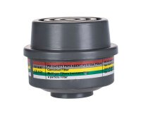 Portwest P970 Filtro de combinación ABEK1P3 con conexión de rosca especial (pack 4) Gris