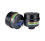 Portwest P976 Filtre combiné à filetage universel ABEK2P3, noir - Lot de 4