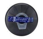 Portwest P926 ABEK2 Filtre à gaz à filetage universel (Pk4) Noir