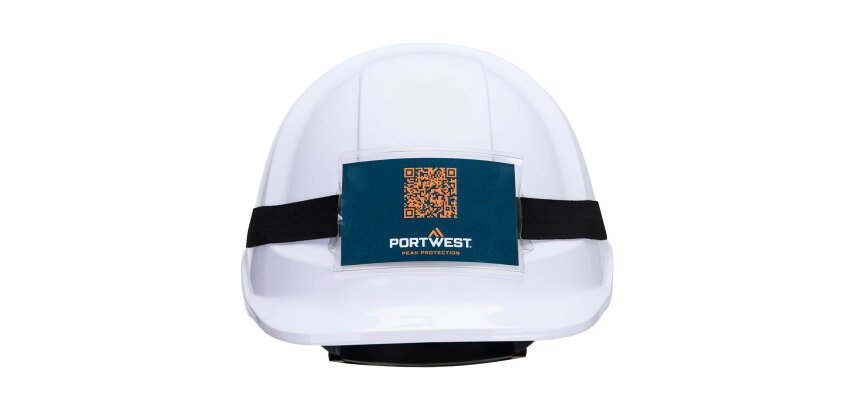 Portwest PA40 Porte-badge universel pour casque Noir