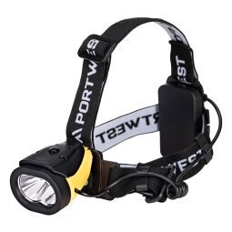 Portwest PA63 Lampada frontale Jaune/Noir