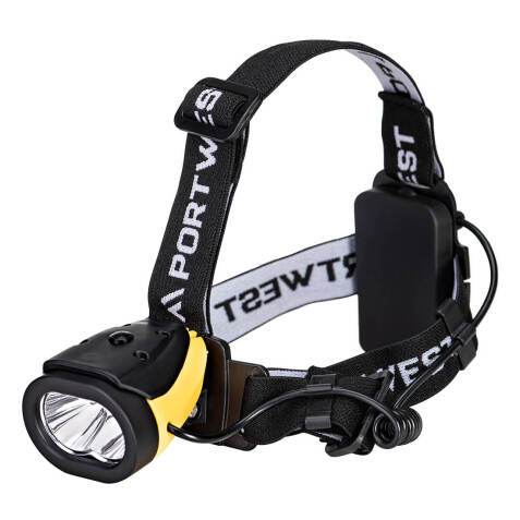 Portwest PA63 Luz frontal Dual Power Jaune/Noir