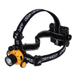 Portwest PA64 Lampada frontale Ultra Power Jaune/Noir