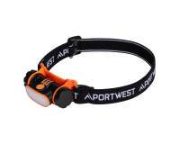 Portwest PA70 Linterna frontal de LED recargable por USB Noir