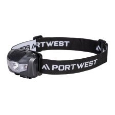 Portwest PA71 Torcia frontale ricaricabile USB Noir