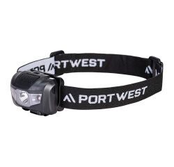Portwest PA71 Foco para la cabeza recargable por USB Noir