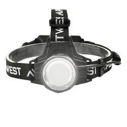 Portwest PA81 Luce frontale focalizzante ad alta potenza Noir