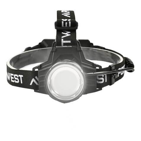 Portwest PA81 Luce frontale focalizzante ad alta potenza Noir