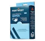 Portwest PA01 Lingettes nettoyantes pour lunettes Blanc
