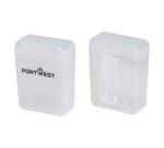 Portwest PA09 Boîte de rangement pour bouchons d'oreille (Pk50) Blanc