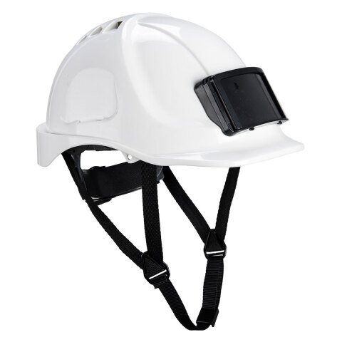 Portwest PB55 Casco Endurance con porta distintivo Blanc