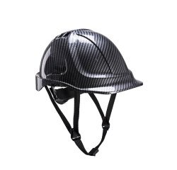 Portwest PC55 Casco Endurance con aspecto de fibra de carbono Gris