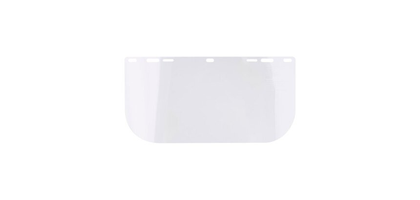 Portwest PF30 Flaches Visier Transparenter PC (Pack 1) Farblos