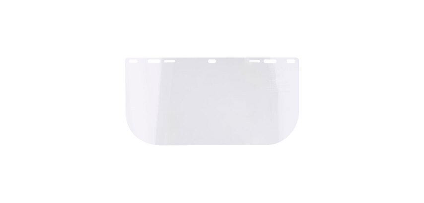 Portwest PF35 Visière plate PC transparente (Pack 5) Incolore