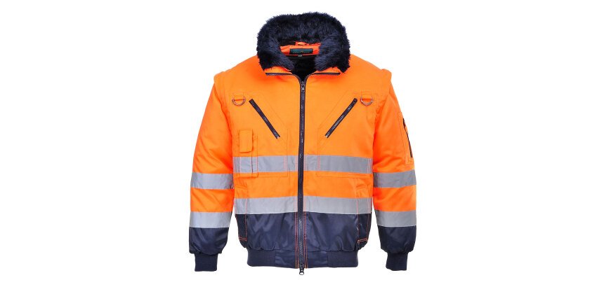 Portwest PJ50 Blouson pilote 3 en 1 haute visibilité
