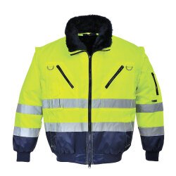 Portwest PJ50 Blouson pilote 3 en 1 haute visibilité