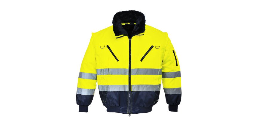 Portwest PJ50 Blouson pilote 3 en 1 haute visibilité