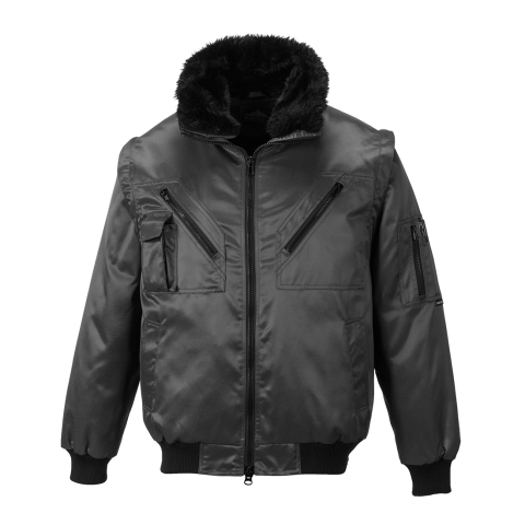 Portwest PJ10 Cazadora Pilot Noir - Talla S
