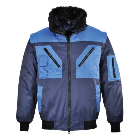 Portwest PJ20 Cazadora Pilot bicolor Marine - Talla XXXL