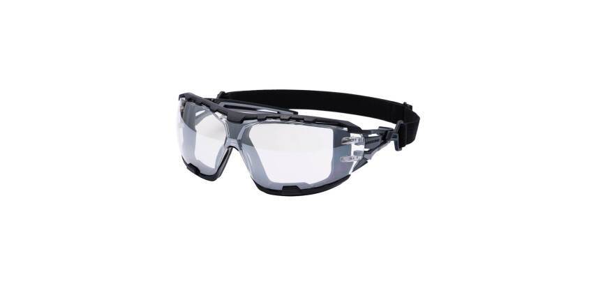 Portwest PR02 Sicherheitsbrille Wraparound Plus Anthrazit