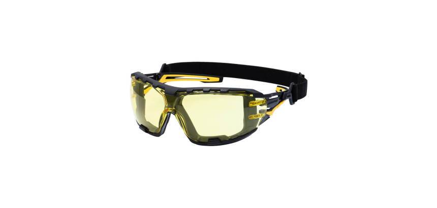 Portwest PR02 Gafas de seguridad Anthracite Wraparound Plus