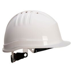 Portwest PS62 Casque de sécurité Expertline (roue à cliquet) Blanc