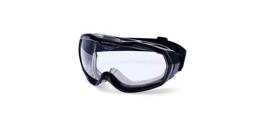 Portwest PS66 Lunettes de protection ventilation indirecte Ultra Safe Light Incolore