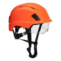 Portwest PS80 Elmetto con visiera integrata Orange