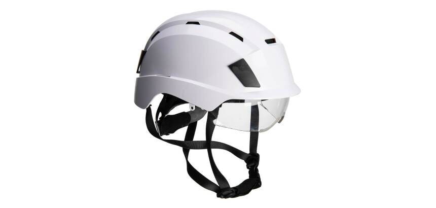 Portwest PS80 Elmetto con visiera integrata