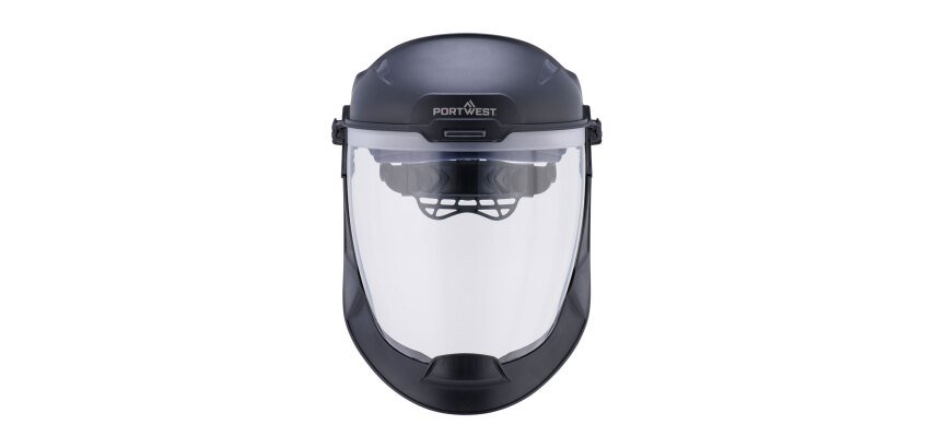 Portwest PS98 Visière arc classe 1 avec support frontal Incolore