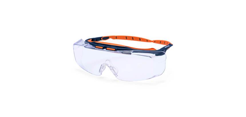 Portwest PS24 Lunette de sécurité Peak OTG (anti-rayures et anti-buées) Incolore
