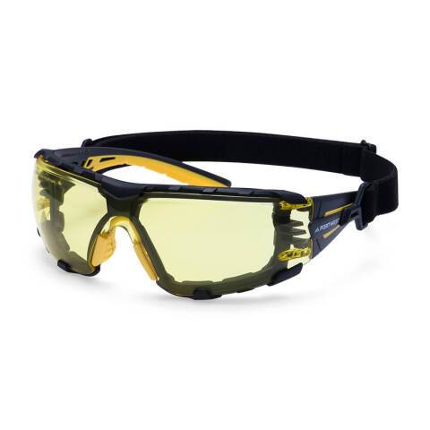Portwest PS28 Gafas de seguridad Tech Look Pro KN Ambre