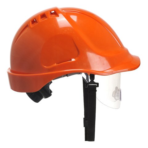 Portwest PW55 Casco Endurance con visor Orange
