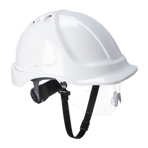Portwest PW55 Casco Endurance con visor Blanc